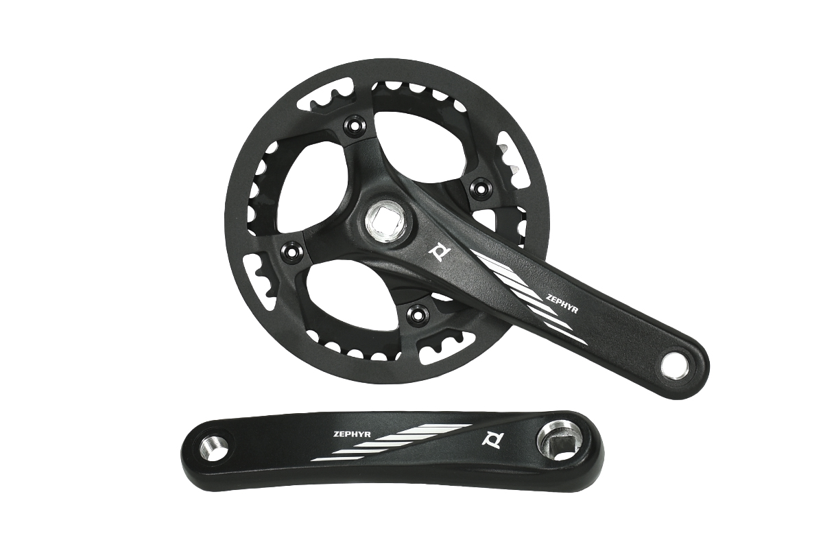 Система PROWHEEL ZEPHYR-236A,36T*165MM,FAT,AL-6061-T6,под квадрат,CHAINLINE:76,5,BCD:104,чер